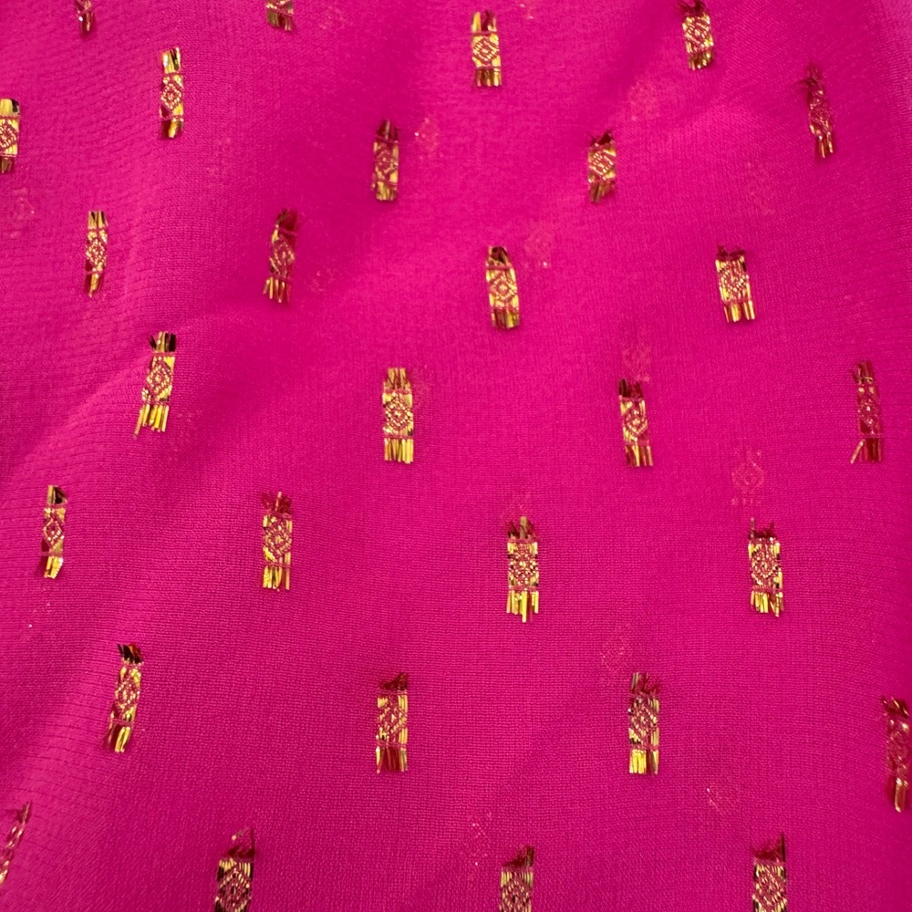 Lilly Pulitzer Pink 3/4 Sleeve Blouse - Picture 3 of 4